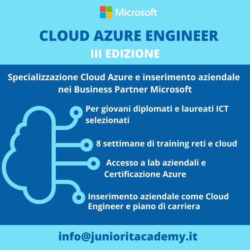 Academy di formazione – Cloud Azure Engineer
